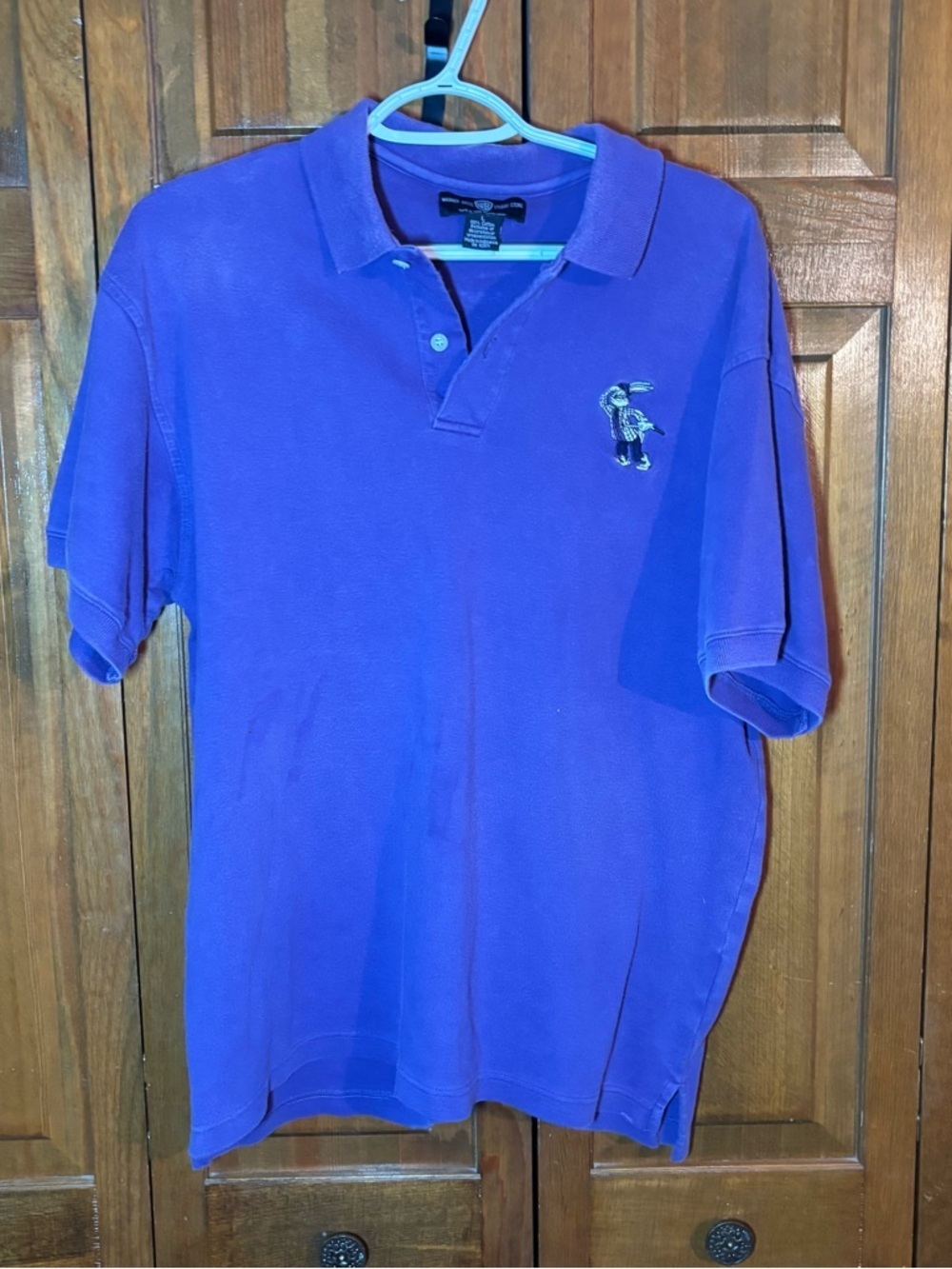 Warner Bros. Purple Bugs Bunny Golf Polo Shirt